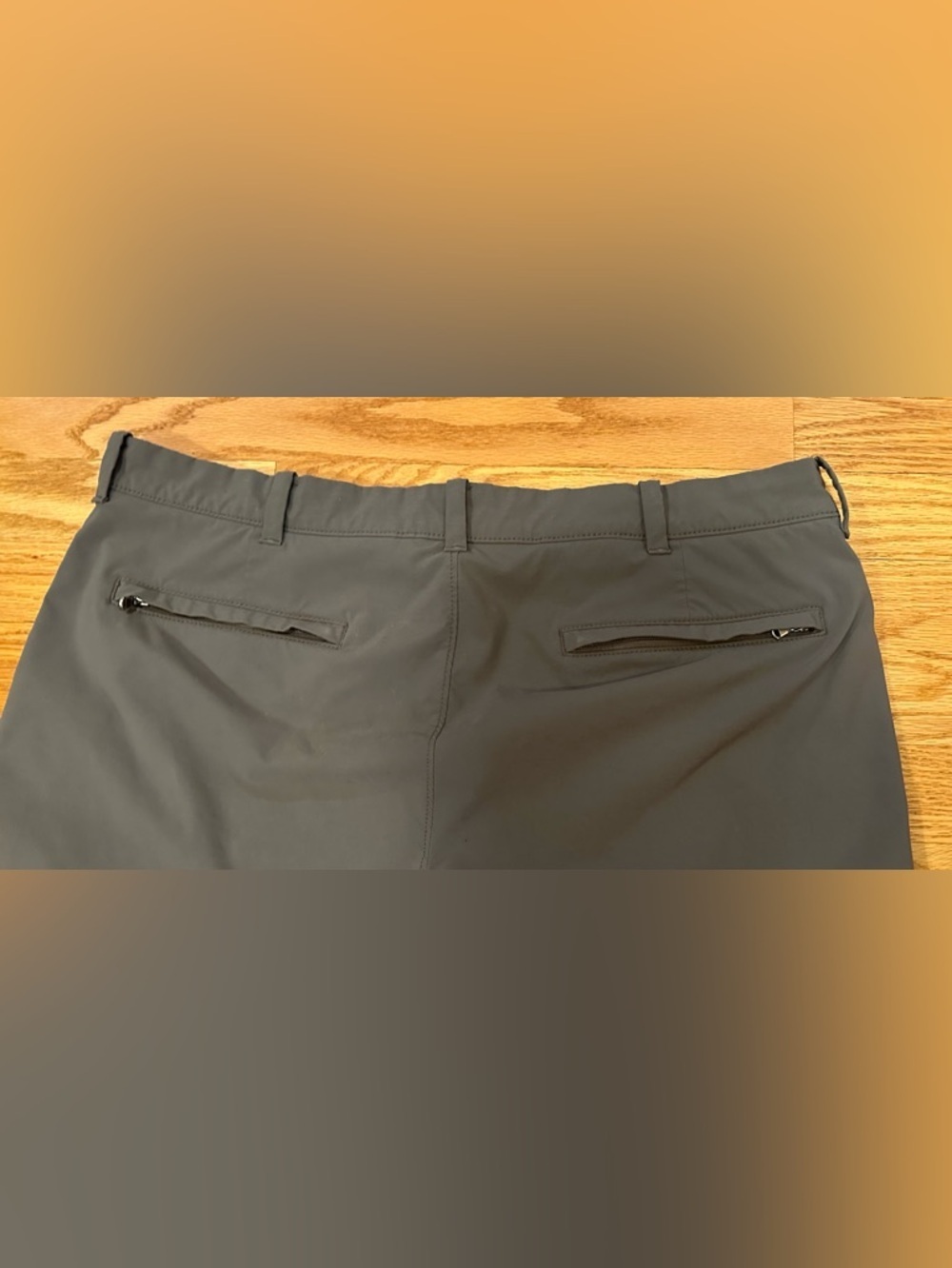 J.Crew Stretch Shorts Men’s 36 Gray Chino Lightweight Summer Casual 10.5” Inseam - Picture 4 of 12